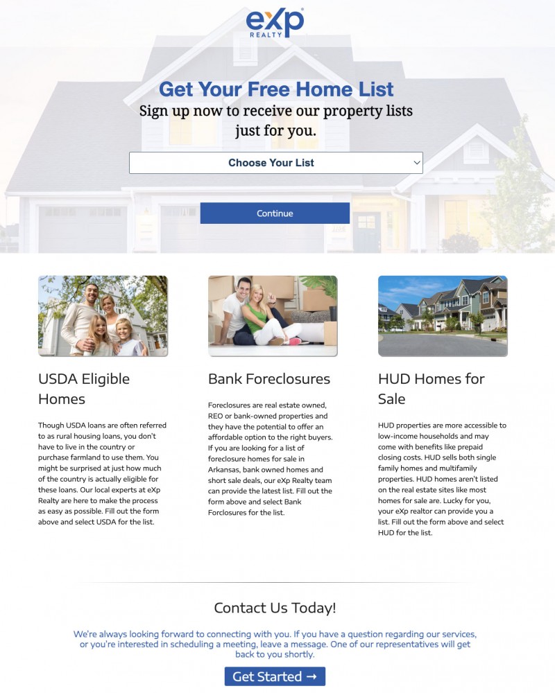 eXp Realty Free House List