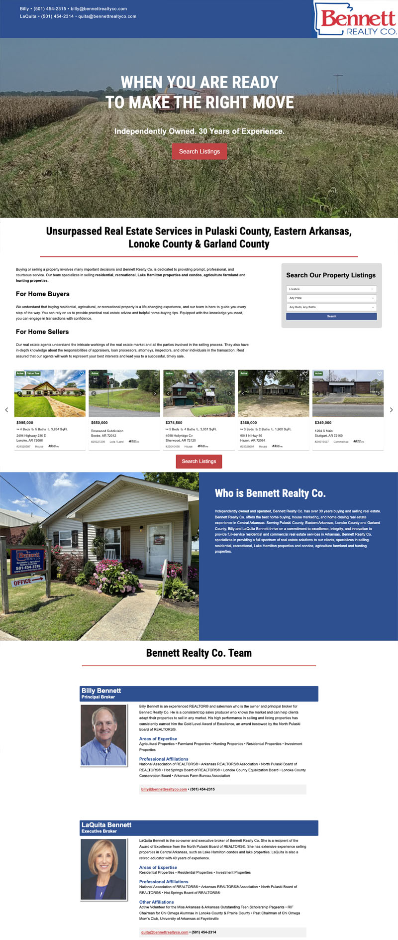 Bennett Realty title=