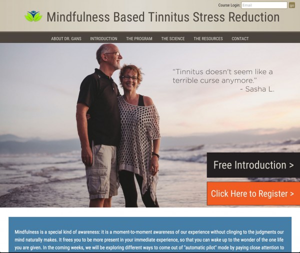 Mindfulness Based Tinnitus Stress Reduction